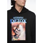 Толстовка с капюшоном S-MACSOUT с принтом Diesel, Black - фото 3