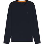 Boss Logo plaque Long sleeve Sweater HUGO BOSS, черный - фото