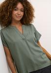 Блуза KAANO SOLID Kaffe, зеленый - фото 4