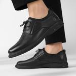 Туфли AOKANG Dress Shoes Men Low-Top Black - фото 8