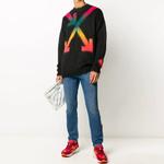 Толстовка Off-White Rainbow Gradient Arrow Knit Black - фото 3