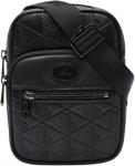 Laceste Embossed Monogram маленькая кросс-боди сумка, черная, One Size Lacoste - фото