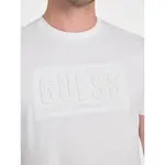 Футболка с коротким рукавом Guess Basic Gueembossed Logo, белый - фото 3