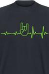 Футболка Sprüche EKG Heavy Metal, черный - фото 2