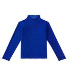 Топ с оборкой и логотипом Bobo Choses, синий - фото