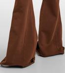 Широкие хлопковые джерси спортивные штаны Entire Studios, Maple - фото 5