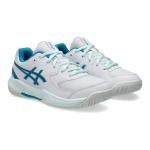 Кроссовки Gel Dedicate 8 Low Top Kids' Training ASICS, белый/синий - фото 3