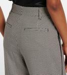 Брюки-капри в клетку Мики Simkhai, Black White Check - фото 6