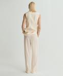 Женские брюки прямого кроя MANGO, Vanilla - фото 4