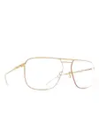 Квадратные очки Mondo Mykita, золотистый - фото 2