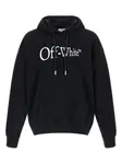 Худи Off-White с принтом стрелы Off-White, черный - фото