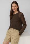 Джемпер MIT AJOURMUSTER s.Oliver, темно-коричневый - фото 5