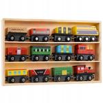 Деревянный поезд с магнитным локомотивом Bemi - фото 2