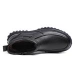 Черные мужские ботинки YEDANI, Черные однослойные туфли - фото 5