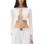 Трикотажная женская футболка мягкая белая Alexander Wang - фото 8