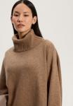 Джемпер OYSHO OVERSIZE SOFT POLO NECK, Brown - фото 4