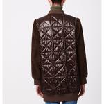 Пуховик с рукавами из шерпы Bernardo, цвет chocolate - фото 2