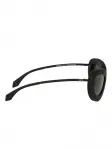 Солнцезащитные очки в овальной оправе OFF-WHITE, черный - фото 3