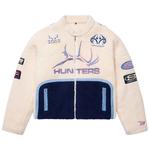 Куртка Sp5der Sherpa Hunter Moto 'Ecru/Navy', кремовый - фото 2