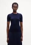 Футболка Lacoste Basic T-shirt, Navy Blue/Dark Blue - фото 3