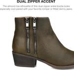 Женские ботильоны и сапожки Journee Collection, Olive - фото 3