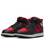 Кроссовки (PS) Air Jordan 1 Mid 'Bred Twist', черный - фото 3