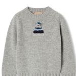 Детский свитер Gucci, серый - фото 4