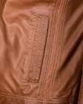 Байкерская куртка JCC "EL101", цвет Cognac - фото 3
