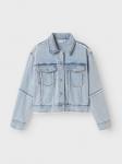 Джинсовая куртка name it, светло-синий деним - фото 3