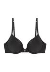 Body Make-Up Essentials Бюстгальтер пуш-ап на косточках для женщин Triumph, черный - фото