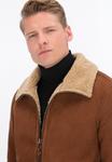 Куртка DreiMaster Leather jacket, Cognac/Light Brown - фото 4