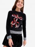 Lipsy Свитер в черном цвете - фото