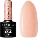 Основа под лак для ногтей 12 Claresa Rubber Base, 5 гр - фото