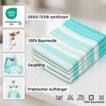 Чайные полотенца набор  Zollner, мятно-зеленый - фото 2