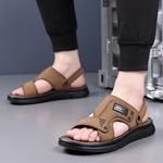 Пляжные сандалии мужские черные EGCHI, серые - фото 9