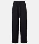 Широкие брюки с рубчиком Toteme, черный - фото