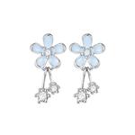 DAISY BEAUTY Серьги-гвоздики из серебра 925 пробы - фото