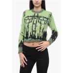 Инкрустация M-SYMI Пуловер с эффектом trompe l'Oeil Diesel, Green - фото