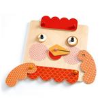 Деревянный пазл FACES DJ01676 Djeco - фото 5