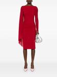 Talbot Runhof платье миди Mousse, красный - фото 2