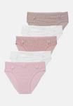 Трусы Anna Field 5 PACK, White/Pink/Beige/White - фото 8