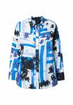 Блузка на пуговицах MIXED PRINT LONG SLEEVE Ulla Popken, белый - фото 6