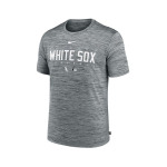 Мужская футболка серого цвета Chicago White Sox Authentic Collection Velocity Performance Practice Practice Nike, серый - фото 3