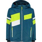 Детская куртка с капюшоном на кнопках Cmp, цвет deep lake - фото