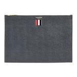 Текстурированный клатч для планшета THOM BROWNE - фото