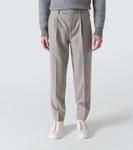 Шерстяные прямые брюки Zegna, Light taupe - фото 3