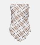 Чековый купальник Burberry, Cotton IP Check - фото