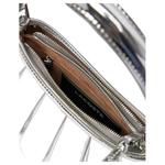 LACOSTE Полиуретановая сумка малая unisex silver - фото 4