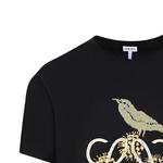 Футболка с анаграммой «Гербарий» Loewe, черный - фото 3