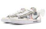 Кроссовки Nike Blazer Skateboard Shoes Unisex Low-Top Gray White/Pink - фото 2